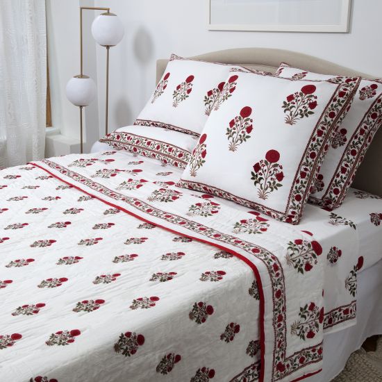Amaya Bedding Collection - Red